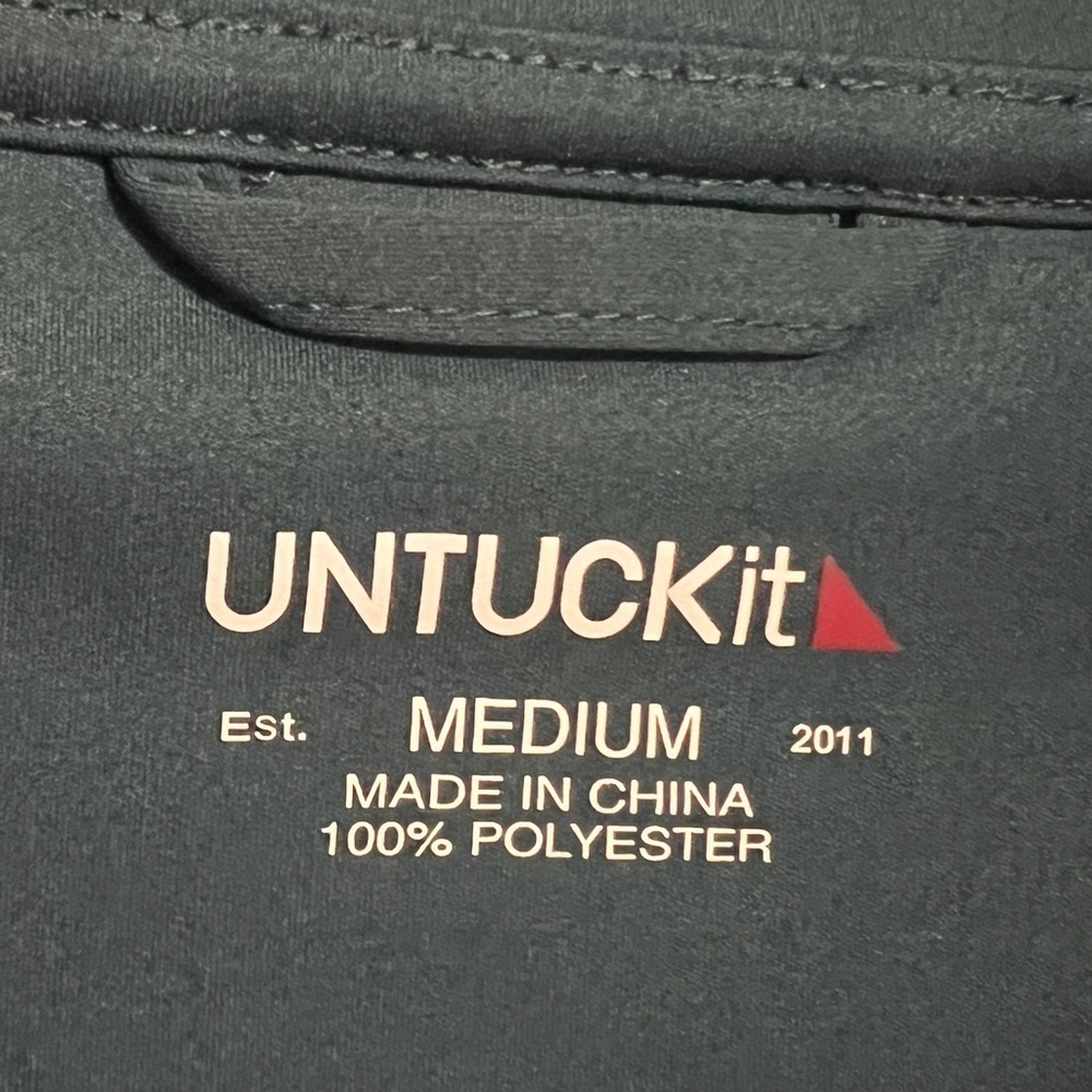 UNTUCKit Kezoh long sleeve quarter zip pullover sweatshirt sweater men’s medium - Picture 5 of 10